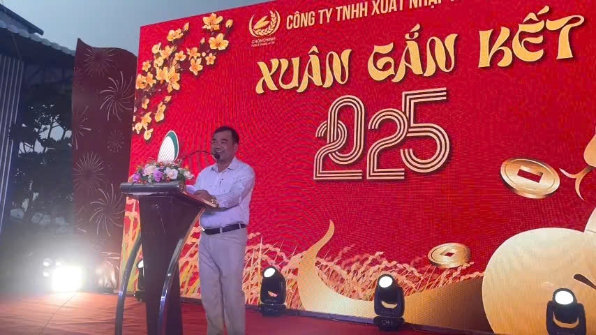 TIỆC TẤT NIÊN - CHÀO XUÂN 2025 TẠI CÔNG TY TNHH XUẤT NHẬP KHẨU CHƠN CHÍNH