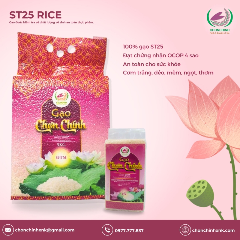 GẠO CHƠN CHÍNH - ST25